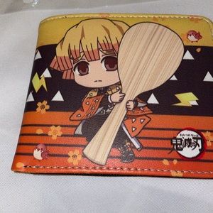 Demon slayer chibi zenitsu anime style wallet